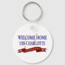 Search for welcome home round key rings Military