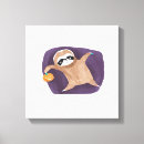 Search for sloth canvas prints Alpaca