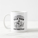 Search for funny motorcycle gifts Old man