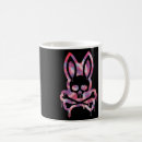 Search for rabbit in the moon mugs Black cat