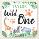 Search for wild one coasters 1st birthday
