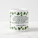 Search for irish blessings mugs Four leaf clover