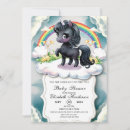 Search for the black unicorn invitations Whimsical