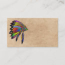 Search for native business cards Feathers