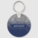 Search for blue glitter key rings Stylish