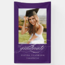 Search for purple graduation banners College
