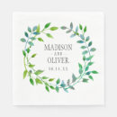 Search for wedding napkins Botanical