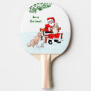 Search for santa claus ping pong paddles Xmas