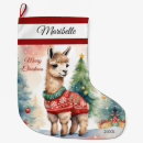 Search for llamas christmas stockings Alpaca