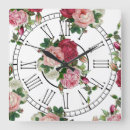 Search for french country clocks Vintage roses