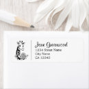 Search for african return address labels Giraffe