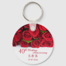 Search for wedding anniversary key rings 40th