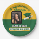 Search for green and gold paper plates Party