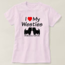 Search for westie dog womens clothing Silhouette