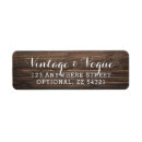 Search for wood grain return address labels Farmhouse