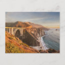 Search for big sur postcards Bixby bridge