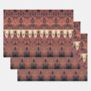 Search for cow skull wrapping paper Vintage