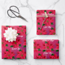 Search for pink poinsettia wrapping paper Elegant