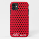 Search for red polka dot iphone cases Ladybug