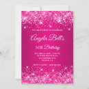 Search for hot pink 50th birthday invitations Elegant