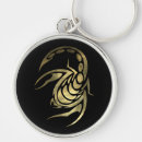 Search for gold scorpio key rings Scorpion