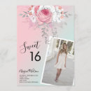 Search for ombre birthday invitations Silver