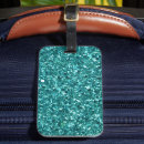 Search for glitter luggage tags Shiny