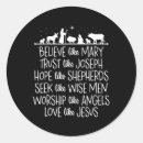 Search for mary and christ stickers Merry christmas