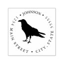 Search for wildlife rubber stamps Crow