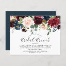 Search for watercolor flowers bridal shower invitations Burgundy