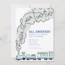 Search for toddler boy birthday invitations Train