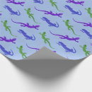 Search for lizard wrapping paper Blue