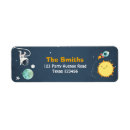 Search for rocket return address labels Outer space