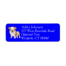 Search for bulldogs return address labels Puppy