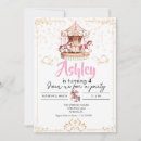 Search for vintage carousel invitations Circus