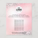 Search for background pink flyers Makeup artist