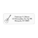 Search for guitar return address labels Music