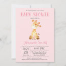 Search for pink giraffe baby shower invitations Cute