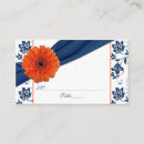 Search for damask place cards Orange