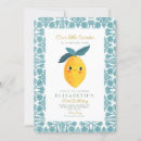 Search for citrus birthday invitations Mediterranean