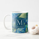 Search for blooming garden mugs Blue flowers