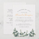 Search for eucalyptus bridal shower invitations Unique