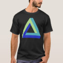 Search for optical illusions tshirts Triangle