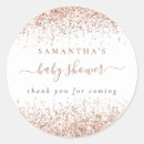 Search for glitter baby shower stickers Thank you