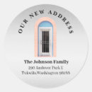 Search for door stickers Change of address