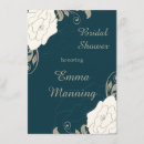 Search for teal engagement party invitations Vintage