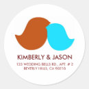 Search for bird address stickers Modern