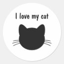 Search for black cat illustration stickers Animal