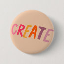 Search for artsy round badges Purple