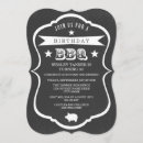 Search for barbecue birthday invitations Chalkboard